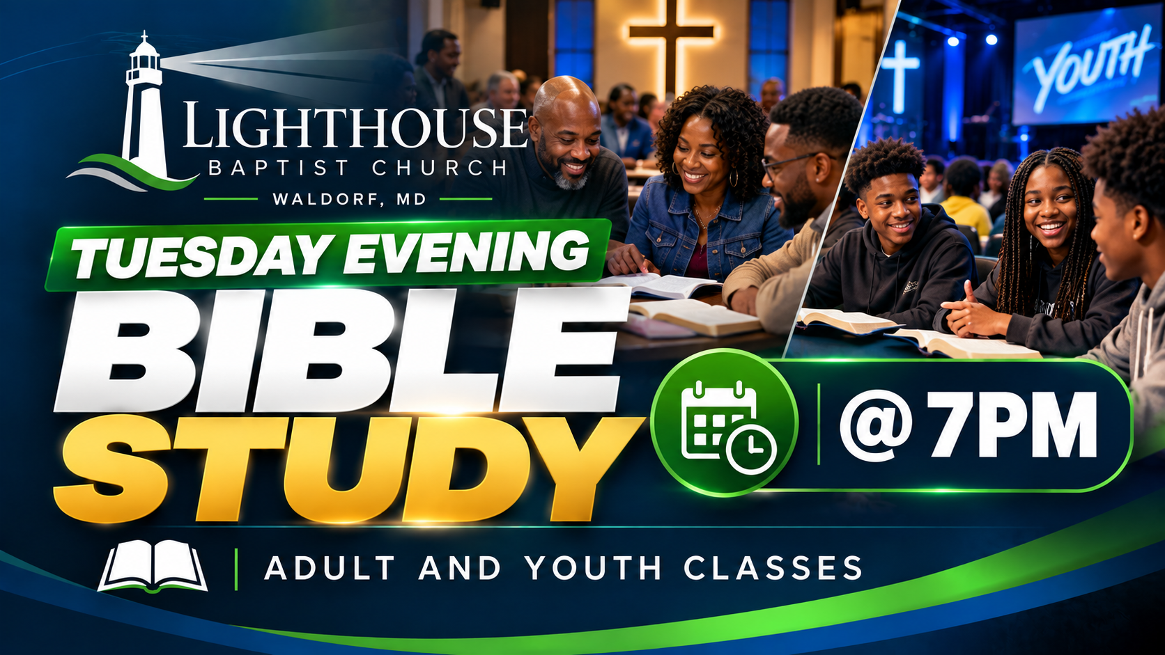 Tuesday Evening Bible Study at Lighthouse Church